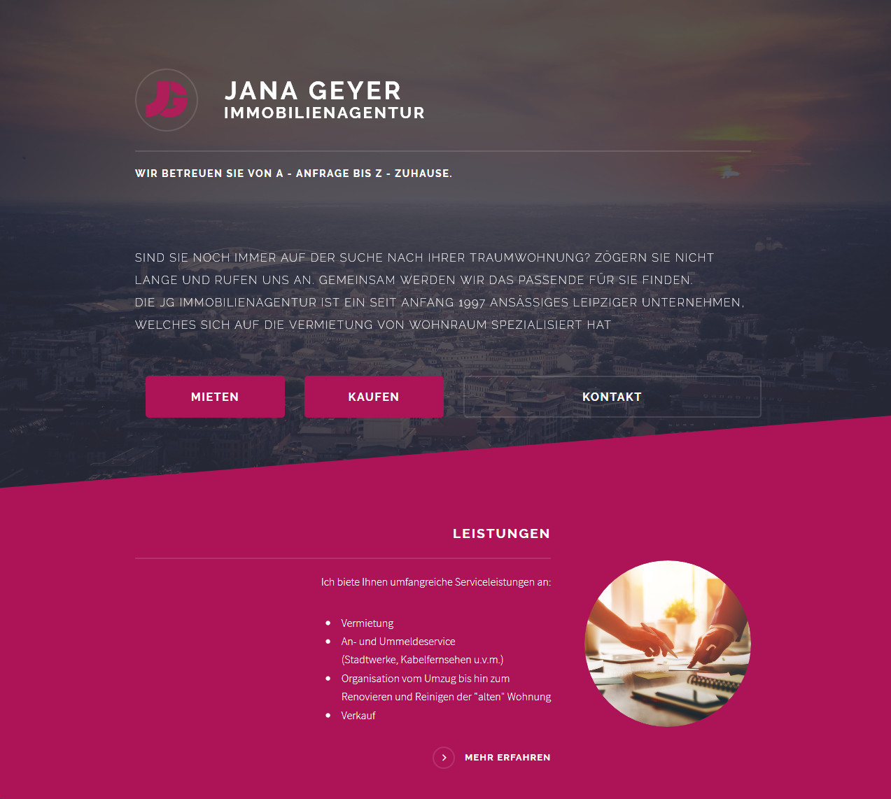 janageyer.de Relaunch