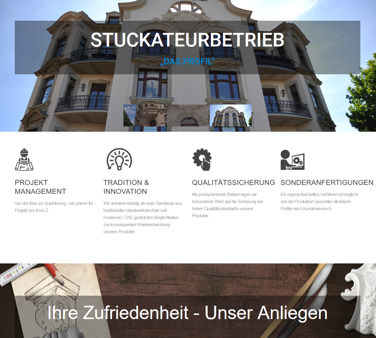 Relaunch Stuckbauwerk